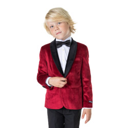 OppoSuits Boys dinner jacket burgundy