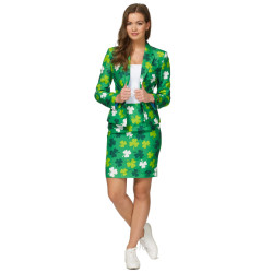 Suitmeister Wmns st patrick's day clovers