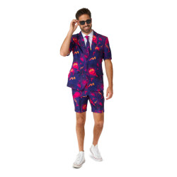 Suitmeister Summer retro neon navy