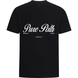 Pure Path Loose fit crewneck ss t-shirts black