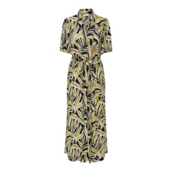 Jacqueline de Yong nile life 2/4 maxi shirt dress 15341270 black