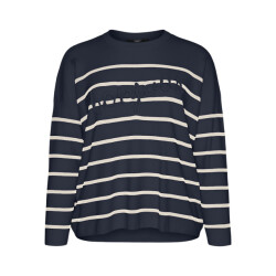 Vero Moda vmaria bonjour ls o-neck pullover g 10322312 birch stripes