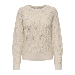 Jacqueline de Yong sun lisa l/s on struc. pullover 15336306 tapioca