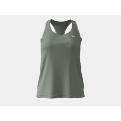 Under Armour tech knockout tank-grn singlet training dames -