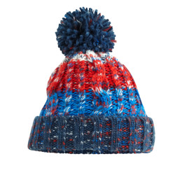 Beechfield Kurkentrekker pom pom muts