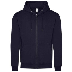 Awdis Unisex organic zip hoodie voor volwassenen