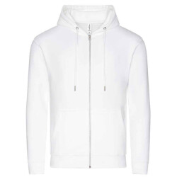 Awdis Unisex organic zip hoodie voor volwassenen