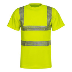 Korntex Unisex premium alhambra reflecterend hi-vis t-shirt voor volwassenen