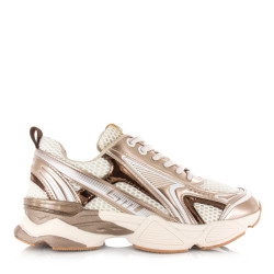 Steve Madden speedster-e silver gold lage sneakers dames