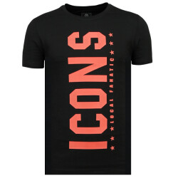 Local Fanatic Icons vertical t-shirt