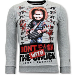 Local Fanatic Trui bloody chucky angry print
