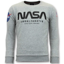 Local Fanatic Sweater nasa american flag