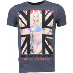 Local Fanatic God save playtoy rhinestone t-shirt