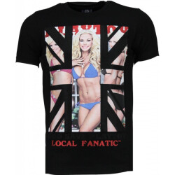 Local Fanatic God save playtoy rhinestone t-shirt