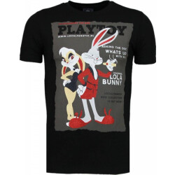 Local Fanatic Playtoy bunny rhinestone t-shirt