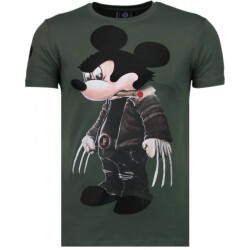 Local Fanatic Bad mouse rhinestone t-shirt