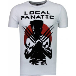 Local Fanatic Wolverine flockprint t-shirt