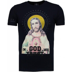 Local Fanatic Jezus rhinestone t-shirt