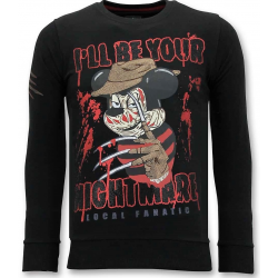 Local Fanatic Sweater freddy krueger