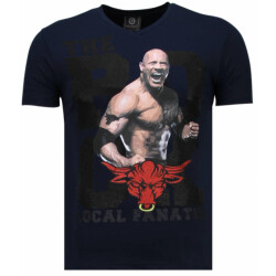 Local Fanatic The rock rhinestone t-shirt