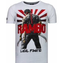 Local Fanatic Rambo shine rhinestone t-shirt