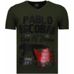 Local Fanatic Pablo escobar narcos rhinestone t-shirt