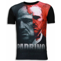 Local Fanatic El padrino digital rhinestone t-shirt