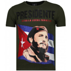 Local Fanatic Presidente rhinestone t-shirt