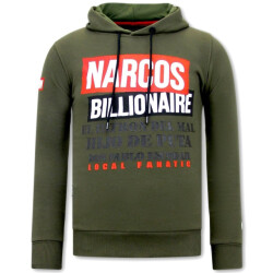 Local Fanatic Hoodie print narcos billionaire