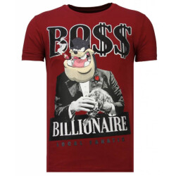 Local Fanatic Billionaire boss rhinestone t-shirt