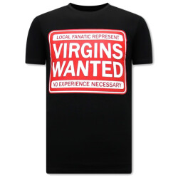 Local Fanatic Shirt met print virgins wanted