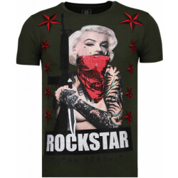 Local Fanatic Marilyn rockstar rhinestone t-shirt