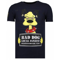 Local Fanatic Bad dog rhinestone t-shirt