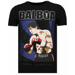 Local Fanatic Balboa rhinestone t-shirt