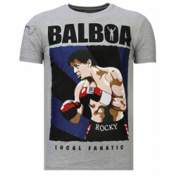 Local Fanatic Balboa rhinestone t-shirt
