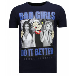 Local Fanatic Bad girls do it better rhinestone t-shirt