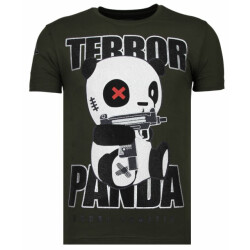 Local Fanatic Terror panda rhinestone t-shirt