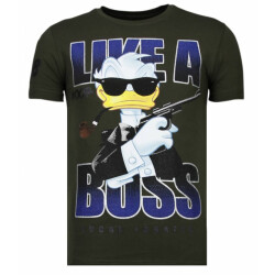 Local Fanatic Like a boss rhinestone t-shirt