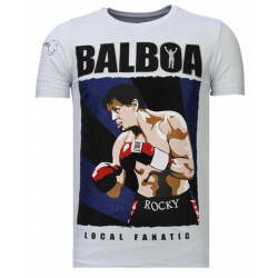 Local Fanatic Balboa rhinestone t-shirt