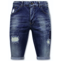 Local Fanatic Korte spijkerbroek stretch 1015