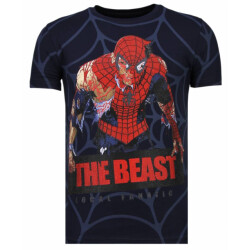 Local Fanatic The beast spider rhinestone t-shirt
