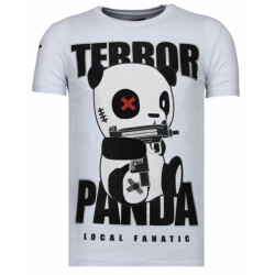 Local Fanatic Terror panda rhinestone t-shirt
