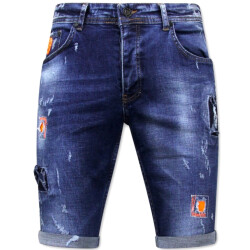 Local Fanatic Korte broek met verfspatten 1016