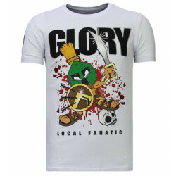 Local Fanatic Glory martial rhinestone t-shirt