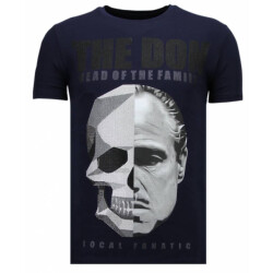 Local Fanatic The don skull rhinestone t-shirt