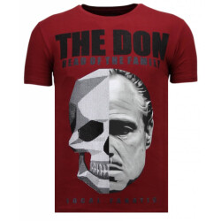 Local Fanatic The don skull rhinestone t-shirt