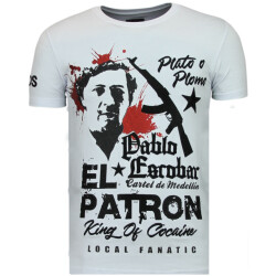 Local Fanatic El patron pablo rhinestone t-shirt