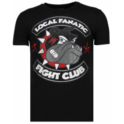 Local Fanatic Fight club spike rhinestone t-shirt