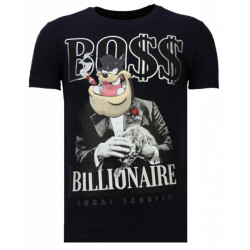 Local Fanatic Billionaire boss rhinestone t-shirt