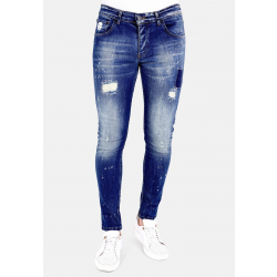 Local Fanatic Jeans met verfspatten 1010